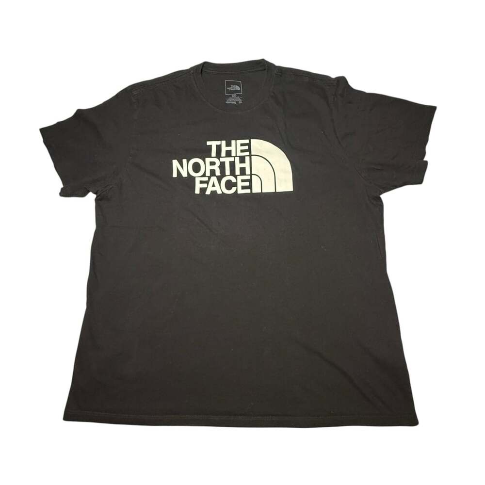 The North Face Logo T-Shirt Size XXL Black Cotton Short Sleeve